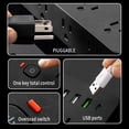 thumbnail image 6 of Surge Protector Power Strip with 14 Outlets 4 USB Ports(1 USB-C), 5ft Cord 1875W/15A, Wall Mountable for Home Office, 6 of 11