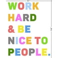 thumbnail image 2 of K&L Design Co: Motivational Wall Art Decor - 11x14" Unframed Typography - Work Hard, 2 of 7
