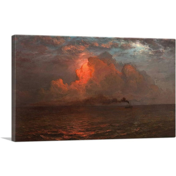 ARTCANVAS A Painter's Pilgrimage Canvas Art Print by Frederic Edwin Church - Size: 26" x 18" (0.75" Deep)