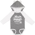 thumbnail image 3 of Inktastic Florida is My Happy Place with Palm Trees Boys or Girls Long Sleeve Baby Bodysuit, 3 of 5