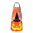 thumbnail image 2 of Lsque Halloween Waterproof Apron Chef Aprons for Men Heavy Duty Chemical Work Apron Extra Long Grilling Aprons with Adjustable Bib Apron, 2 of 9
