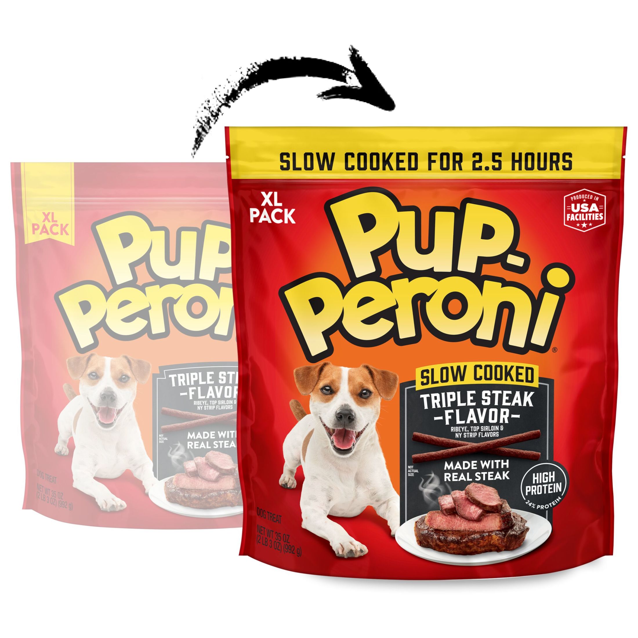 Pup-Peroni Triple Steak Flavor Dog Treats, 35 oz photo 2