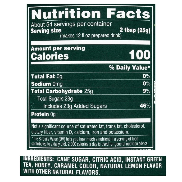 Pack of 2 - 4C Green Tea Antioxidant Iced Tea Mix | Family Sized