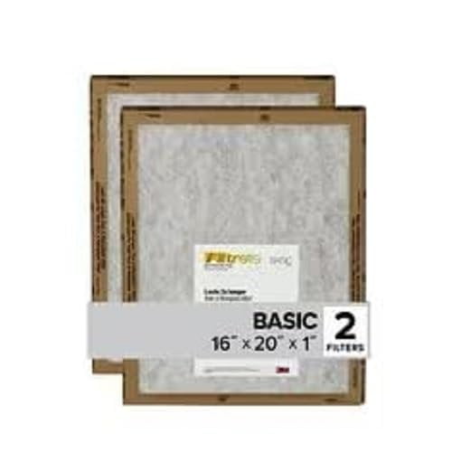 3M FPL00-2PK-24 16x20x1 Flat Pan Filter - Quantity 24