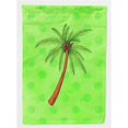 thumbnail image 1 of Carolines Treasures BB8165GF Palm Tree Green Polkadot Flag, Garden Size, 1 of 3