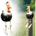 thumbnail image 1 of Ceramic Chicken Garden Decorations,Hen Garden Decoration,Funny Resin Chicken Garden Decoration,Hen Shaped Garden Decoration,for Yard,Balcony Ornaments, 1 of 5