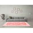 thumbnail image 3 of Ahgly Company Indoor Round Oriental Red Traditional Area Rugs, 3' Round, 3 of 4