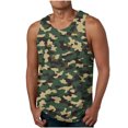 thumbnail image 2 of VBTAPA Mens Summer Beach Tank Top Camouflage Print Sleeveless Cotton T Shirts Muscle Tee Vacation Shirts Multicolor#19 L, 2 of 5