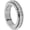 Silver, variant on Anxiety Rings Titanium Steel Spinner Fidget Band Ring for Women Cubic Zirconia Relieving Anxiety Wedding Promise Lucky Statement Jewelry Comfort Fit Size 5 to 12