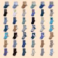 thumbnail image 2 of DEELLEEO Random 12 Pairs Of Children‘s Cartoon Patterned Comfortable Mid-Calf Socks With Dinosaur And Car Prints  Suitable For Kids‘ Daily Wear (Assorted Styles), 2 of 6