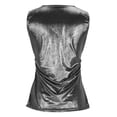 thumbnail image 6 of Silk Satin Tank Tops for Women Scoop Neck Sleeveless Pleated Camisole Tops 2026 Summer Basic Blouses, 6 of 6