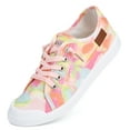 thumbnail image 6 of JENN ARDOR Slip on Sneakers for Women Low-top Canvas Flat Shoes Multicolor Size 7, 6 of 12