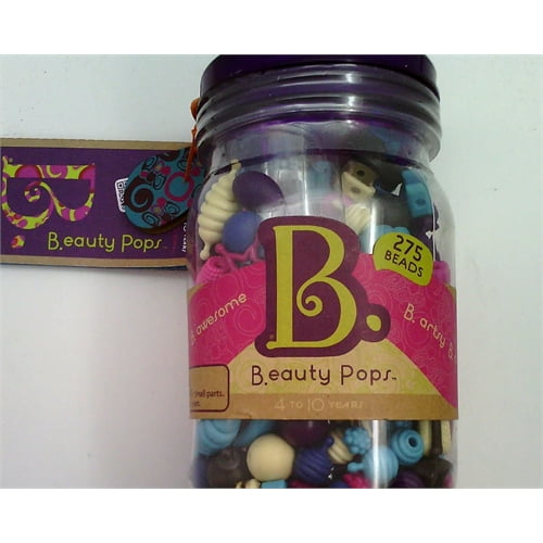 B.eauty Pops Pop Arty Crafts Toy Snap Beads for Jewelry Making 275 pieces 275 