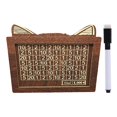thumbnail image 1 of Hucha de madera con contador, hucha de madera, caja de almacenamiento retro, ahorradora de dinero 1000 euros, 1 of 9