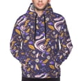 thumbnail image 4 of Hoodies for Men - Exotic Cute Snake Plant Purple Long Sleeve Comfrt Men'S Fashion Hoodies & Sweatshirts, Sweatshirts for Men Hoodies Pullover Clothing Clothes with Pouch, 4 of 7