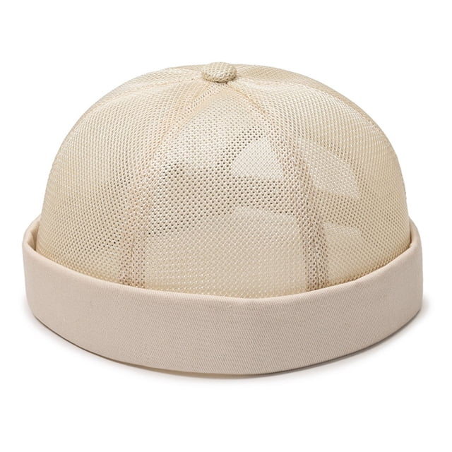 Men Solid Cap Mesh Quick Drying Adjustable Breathable Sport Outdoor Hip Hop Cap