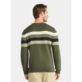 thumbnail image 3 of George Men's and Big Men's Chest Stripe Sweater, Midweight, Sizes S-3XL, 3 of 5