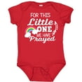 thumbnail image 3 of Inktastic For This Little One We Have Prayed Boys or Girls Baby Bodysuit, 3 of 5