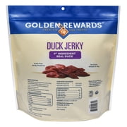Golden Rewards Duck Flavor Premium Dry Jerky Treats for All Dogs, 64 oz