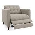 thumbnail image 2 of Moe's Home Collection Bridgers Power Recliner Chair Warm Grey Fabric, 2 of 9