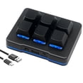 thumbnail image 1 of 6 Key Mini Keypad Wireless USB Gaming Keyboard Macro Customized Programmable OSU Keyboard for Video Games Office Work, 1 of 5