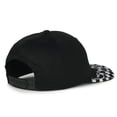thumbnail image 4 of Outdoor Cap VROOM-01 Checkered Flame Solid Back Cap-Black, 4 of 8