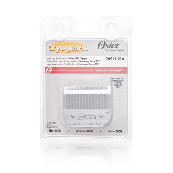 Oster Cryogen-X Replacement Blade Turbo 111 Size 0000 Model No. 76911-016