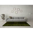 thumbnail image 3 of Ahgly Company Indoor Rectangle Abstract Yellow Modern Area Rugs, 5' x 7', 3 of 4