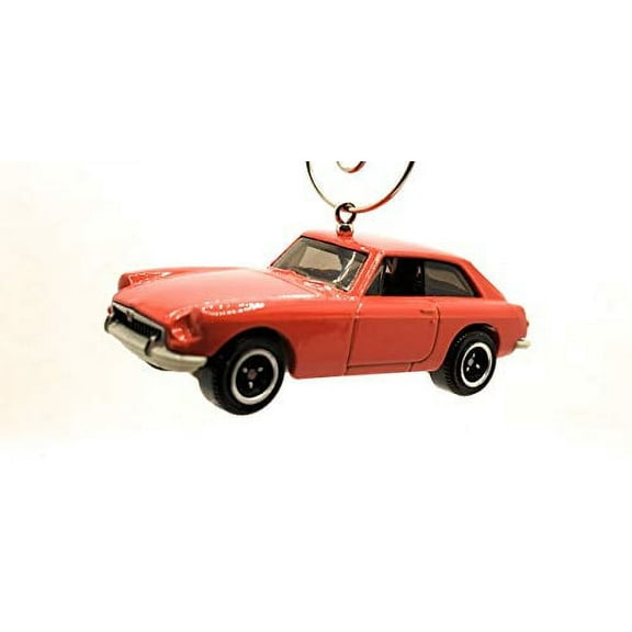 1971 MGB GT Coupe Christmas Ornament 1:64 Red
