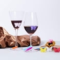 thumbnail image 2 of 44pcs 2 Style Wine Glass Marker Charms Cup Strip Tag Marker Beer Glass Cup Wine Drink Marker 3D Drink Glass Makers DIY, 2 of 7