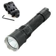 Klarus XT21X Rechargeable Tactical LED Flashlight - CREE XHP70.2 P2 - 4000 Lumens w/Battery  and  Offset Mount