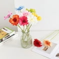 thumbnail image 6 of Spring Artificial Gerbera Daisies Flowers, Fake Daisy, Faux Boho Daisy Flowers Bouquet, 22 inch Artificial Silk Flowers for Birthday Decorations Wedding Home Decor, 6 of 9