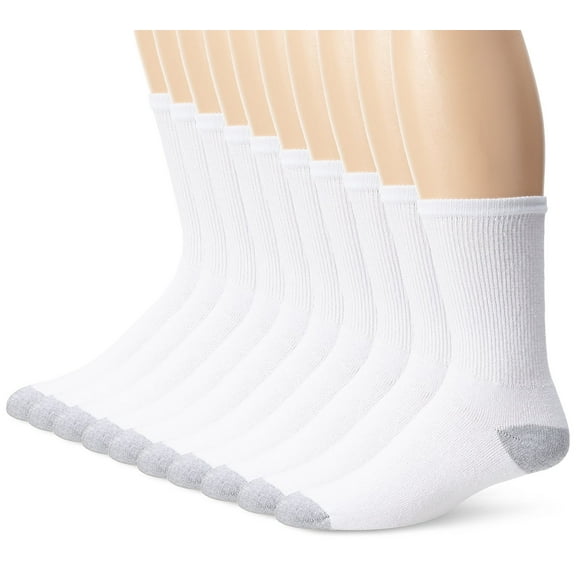 Men's Crew Socks, 10 Pack