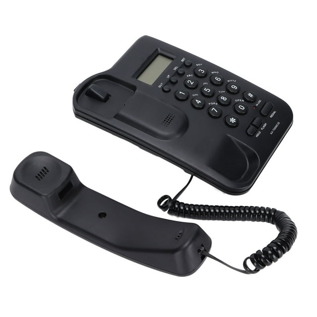 Hotel Phone, Energy Saving Office Phone Incoming Call Small Extension for Home Black,White