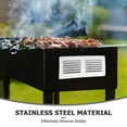 thumbnail image 3 of OUNONA Stainless Steel Outdoor Kitchen Ventilation Panel Barbecue Modern 1Set, 3 of 8