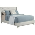 thumbnail image 1 of Origins by Alpine Denver Queen Wood Panel Bed in Light Gray, 1 of 12