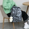 thumbnail image 2 of Mochila para estudiantes de secundaria, mochila personalizada con letras de graffiti, mochila de gran capacidad para parejas, bolso de viaje a la moda, 2 of 5