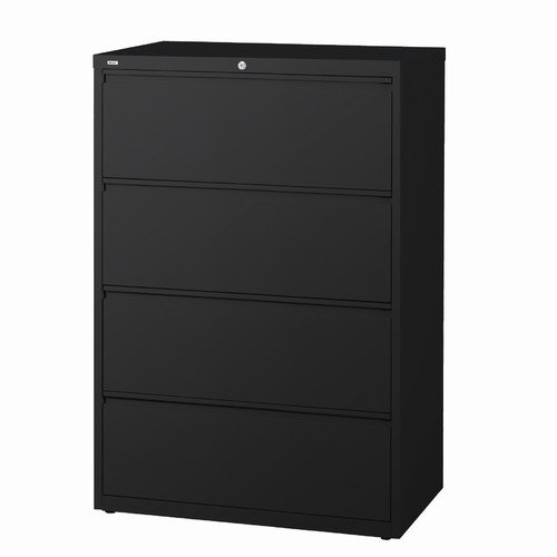 HL10000 Series 30inch Wide 4Drawer Lateral File Black
