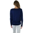 thumbnail image 2 of ToBeInStyle Women's Long Sleeve Dolman Top, 2 of 7