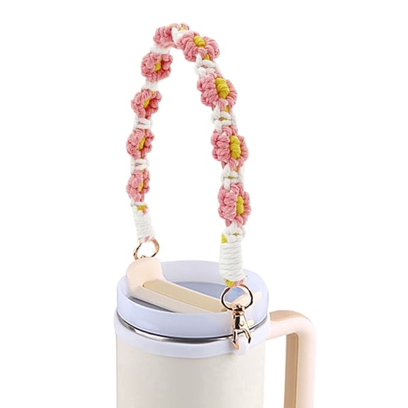 MISSMILE Polyester Adjustable Handle Strap for Water Bottles and Cups Portable Carrier Lanyard Rope Outdoor Sports Hiking Travel Gear