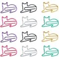 thumbnail image 2 of Juego de 30 clips de papel de gato de colores, clips de metal creativos, clips de papel de gato lindos para niños, libros, notas, pósteres de papel, fotos, regalos, escuela, suministros para la, 2 of 5