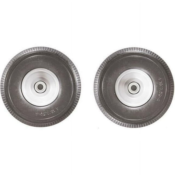 10 in. Flat Free Tire - 0.62 in. & 0.75 in. Bearings