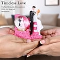 thumbnail image 4 of Romantic Couple Glass Ball Miniature Statue Showpiece – Perfect Valentine's Day Gift for Couples, Husband & Wife, Girlfriend & Boyfriend – Home Décor Item, 4 of 5