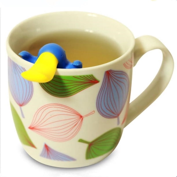Pack De 2 Infusores De Té De Silicona - Colador Con Mango Y Émbolo Para Té De Hojas Sueltas, Hierbas O Bolsitas, Fácil De Usar Y Limpiar