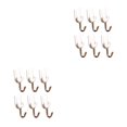 thumbnail image 4 of Ounissouiy 6 Pieces Kitchen Storage Hangers Removable Organizer Household Towel Keys Wall Plastic Seamless Sticky Hooks Holder uno 2Conjunto, 4 of 6
