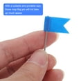 thumbnail image 4 of Eease 100 Colored Flag Push Pins for Cork Board Travel Map Decoration, 4 of 6