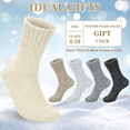 thumbnail image 7 of Loritta 5 Pairs Fluffy Fuzzy Socks Soft Cozy Socks Women Sleep Comfy Socks Winter Warm Socks for Women Gift Box, 7 of 7