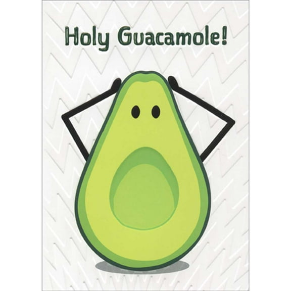 Avanti Press Avocado Surprise Funny / Humorous A-Press Birthday Card