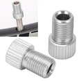 thumbnail image 4 of Suodoka Adaptador Válvula Presta a Schrader Aluminio Bicicleta Plata 2 Pzas (1.5 x 0.95 cm / 0.6 x 0.4 in), 4 of 9
