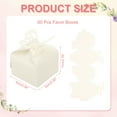 thumbnail image 2 of Uxcell Favor Boxes, Candy Party Butterfly Gift Boxes for Wedding Mother's Day Easter Anniversary Christmas Graduation Fantasy Cream, 2 of 6